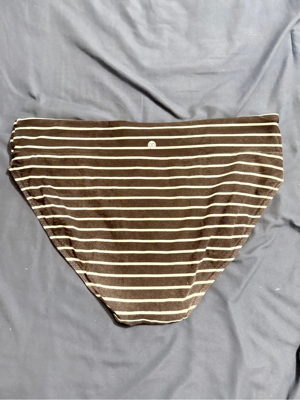 CALIA Women's Black Striped Bikini Bottom